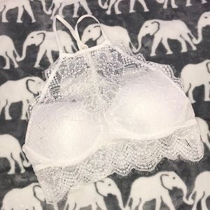 White Victoria Secret Lace Bra